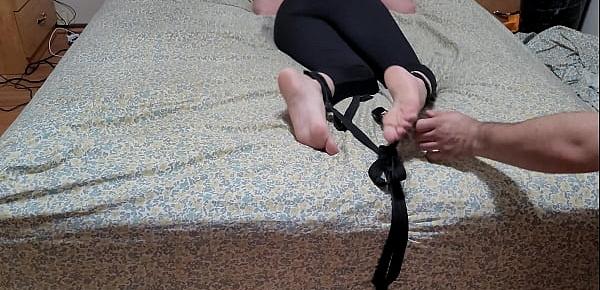  bondage tied teen feet tickled